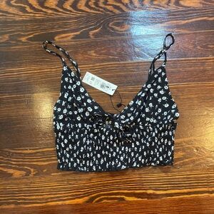 garage kyla keyhole smocked cami